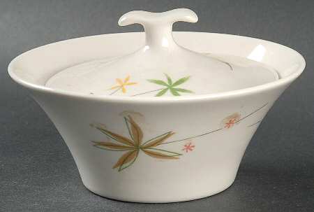 Spring Flowers Sugar Bowl & Lid