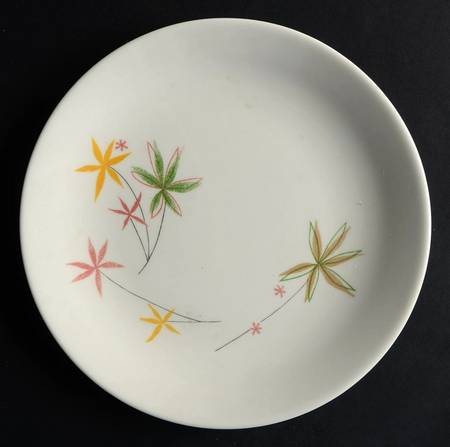Spring Flowers Salad Plate