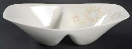 Stellar 12" Oval Divided Vegetable Bowl