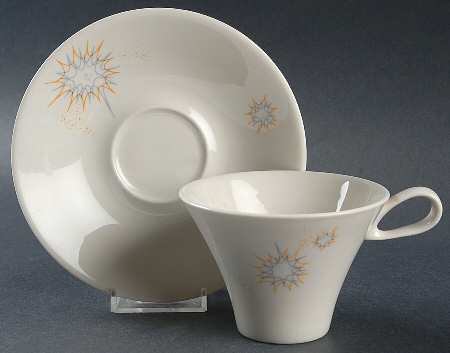 Stellar Flat Cup & Saucer Set