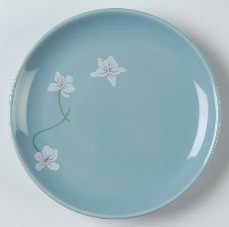 White Violets Bread & Butter Plate