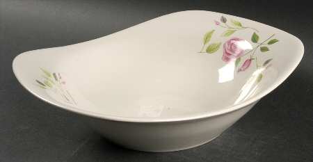 Wild Rose 11" Large Salad Serving Bowl