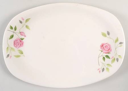 Wild Rose 15" Oval Serving Platter