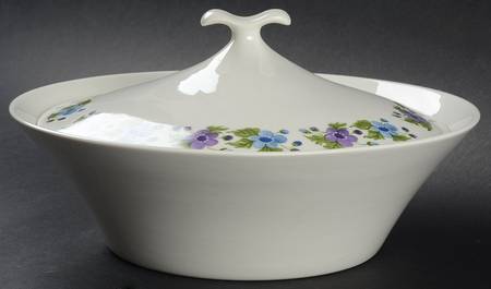Wild Violet 2 Qt Round Covered Casserole