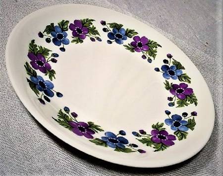 Wild Violet Bread & Butter Plate