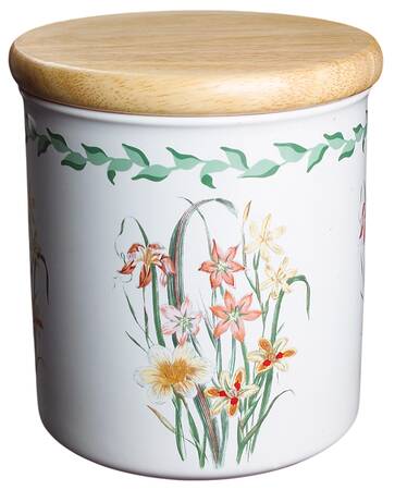Smithsonian Botanic 6" Storage Jar & Lid
