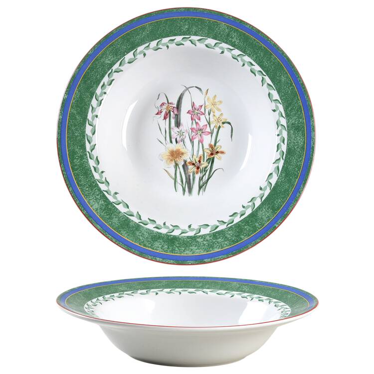 Smithsonian Botanic Rim Soup Bowl
