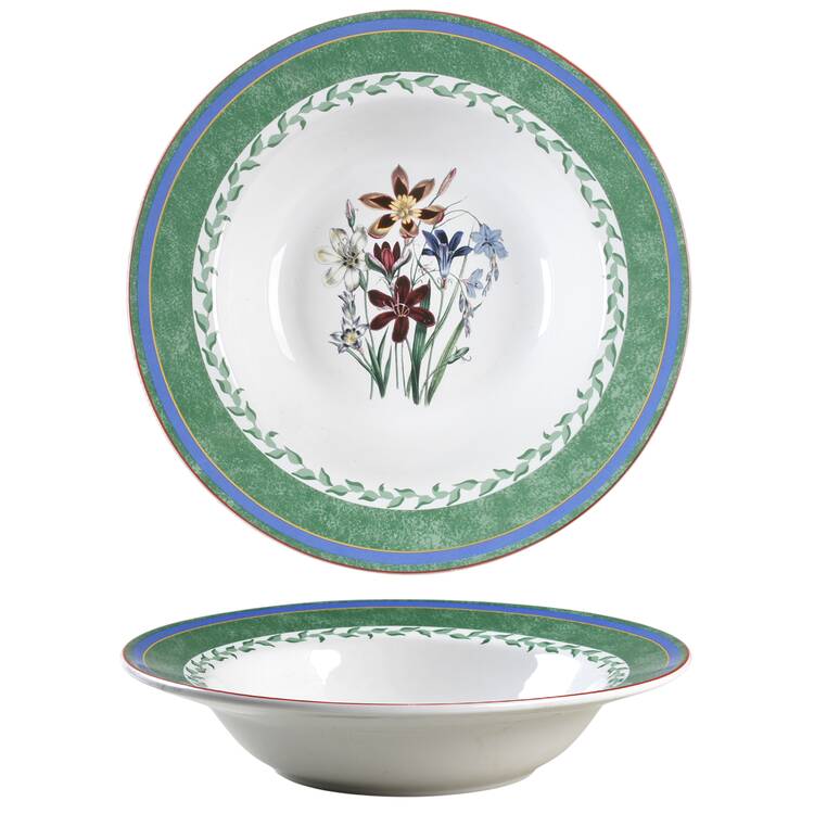 Smithsonian Botanic Rim Soup Bowl