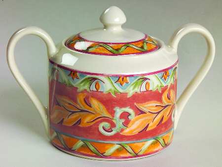 Acanthus Sugar Bowl & Lid