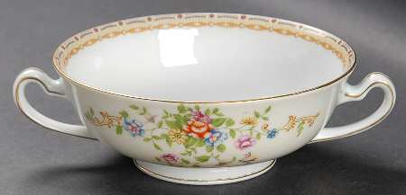 IMP30 Footed Cream Soup Bowl