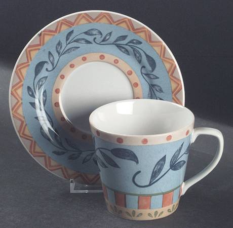 Sanibel Flat Cup & Saucer Set