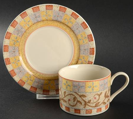 Barcelona Flat Cup & Saucer Set