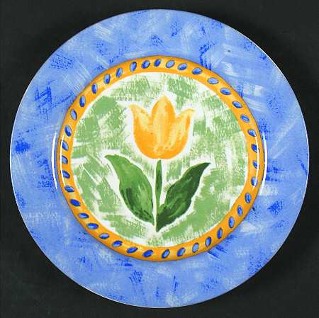 Spring Tulip Salad Plate
