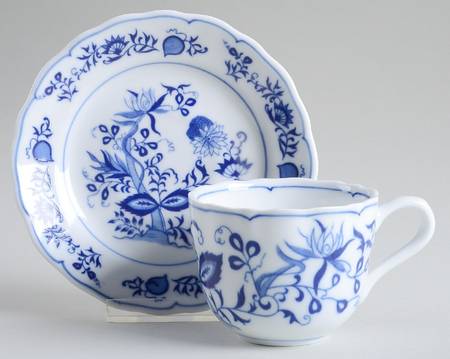Silk Road Flat Cup & Saucer Set