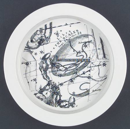Astrology Large Rim Soup Bowl