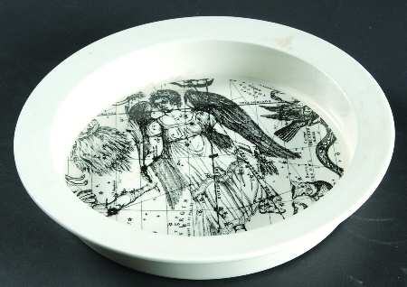 Astrology Large Rim Soup Bowl