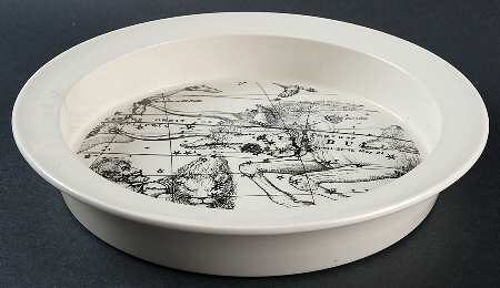Astrology Large Rim Soup Bowl