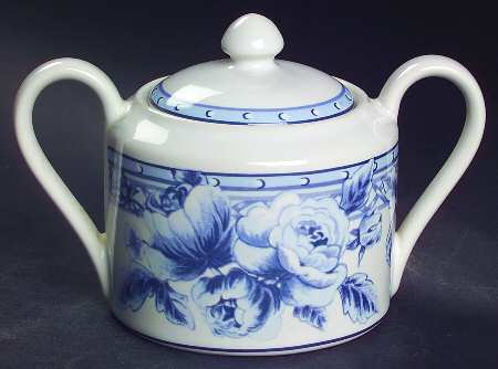 Cottage Rose Sugar Bowl & Lid