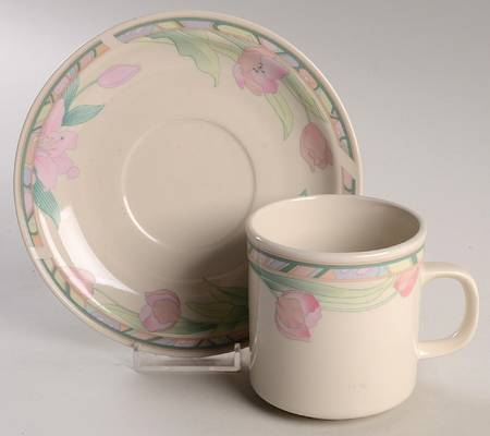 IEC1 Flat Cup & Saucer Set