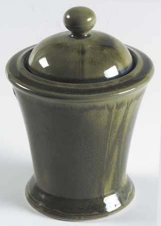 Prairie Balsam Green Sugar Bowl & Lid