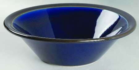 Prairie Midnight Pond Blue 10" Round Vegetable Bowl