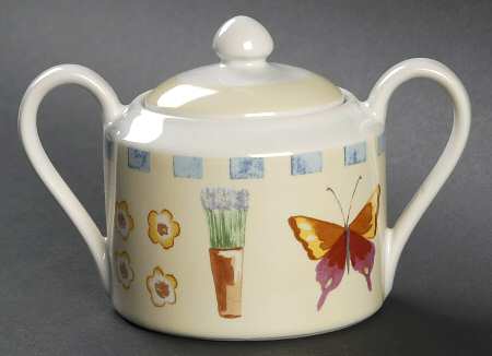 Garden Delights Sugar Bowl & Lid