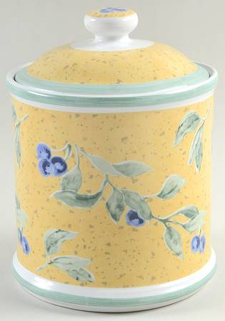 Blueberry Large Canister & Lid