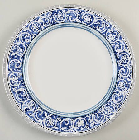 Madrigal Blue 12" Chop Plate (Round Platter)