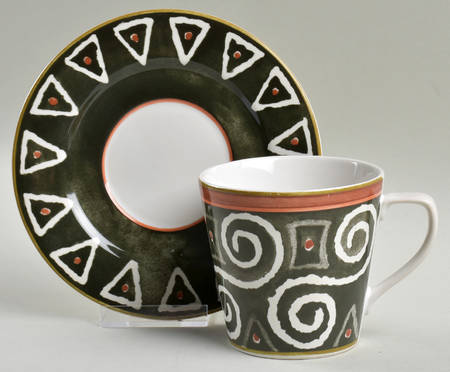 Phoenix Flat Cup & Saucer Set