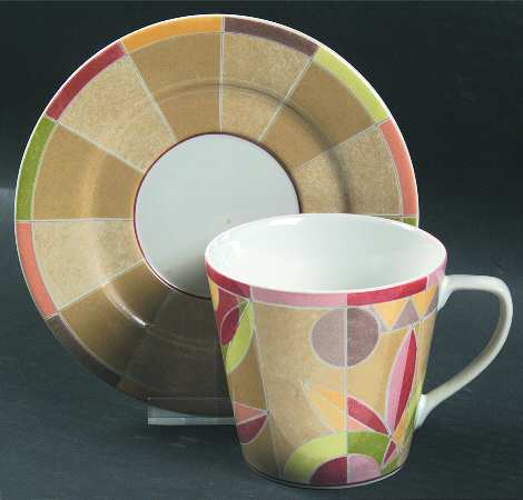 South Beach Flat Cup & Saucer Set