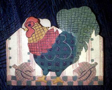 Rooster Morn Napkin Holder