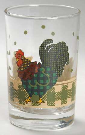 Rooster Morn 4 Oz Glassware Juice