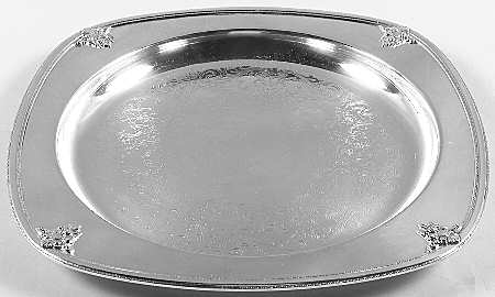 Adoration (Silverplate, Hollowware) Chop Plate