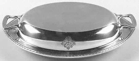 Pageant (Silverplate, Hollowware) Double Vegetable Bowl