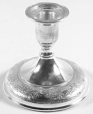 Normandie (Silverplate, 1887, Hollowware) Plated Console Candleholder