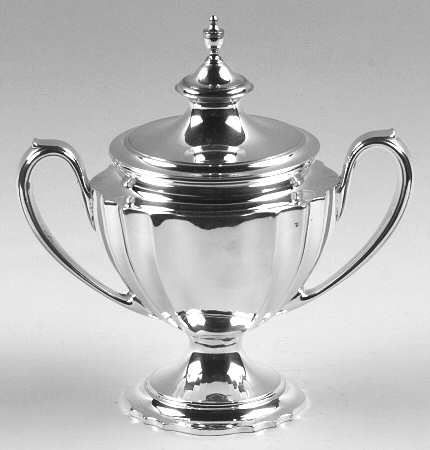 Chippendale (Silverplate, Hollowware, Pedestal) Sugar Bowl & Lid