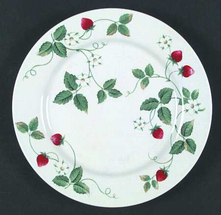 Strawberry Fair (No Green Trim) Salad Plate