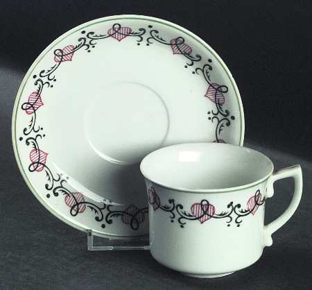 ITC1 Flat Cup & Saucer Set
