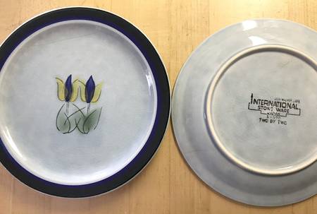 Two by Two Dinner Plate