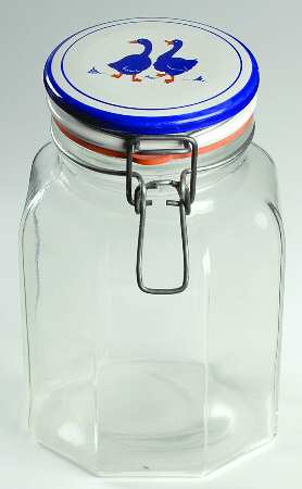ITY134 6" Glassware Storage Jar & Lid
