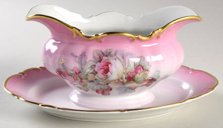IME4 Gravy Boat with Attached Underplate