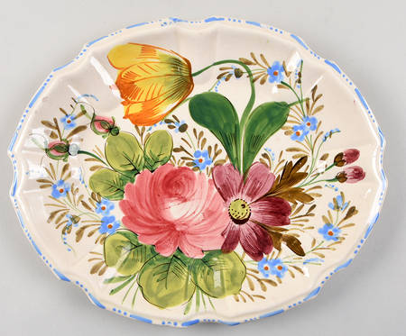 Nove Rose 12" Oval Serving Platter