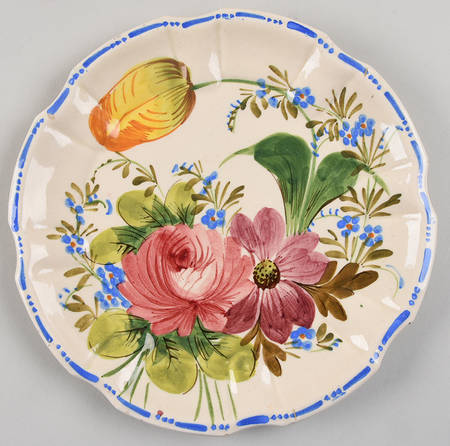 Nove Rose Luncheon Plate