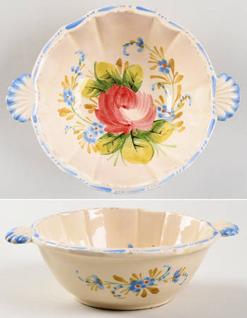Nove Rose Lugged Fruit/Dessert (Sauce) Bowl