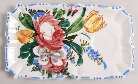 Nove Rose Snack Plate