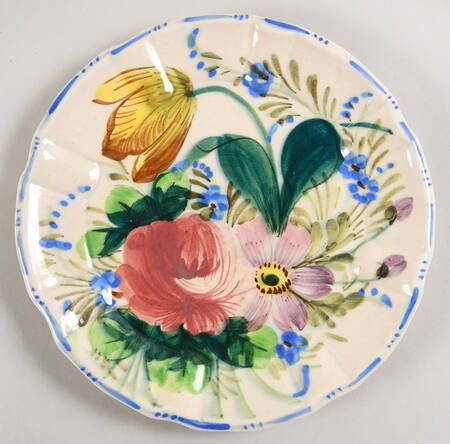 Nove Rose Salad Plate