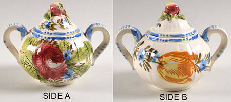 Nove Rose Sugar Bowl & Lid