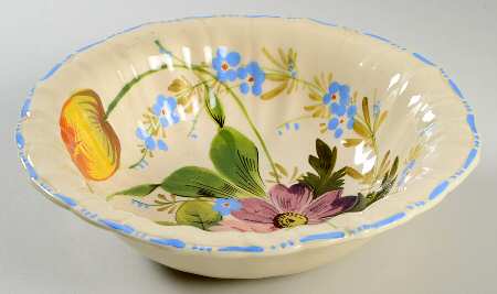 Nove Rose 9" Round Vegetable Bowl