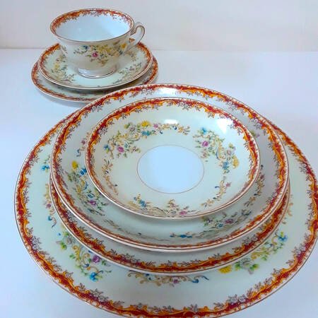 IMP50 Footed Cup & Saucer Set