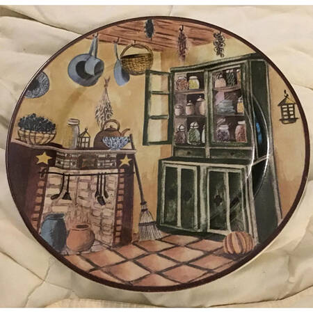 Country Cupboard Salad Plate